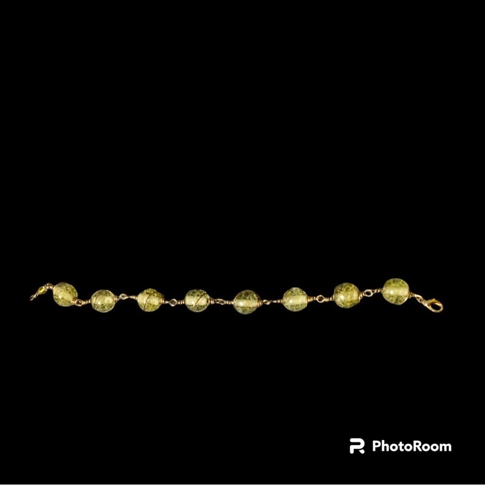 Bracelet & Matching Earrings Glass